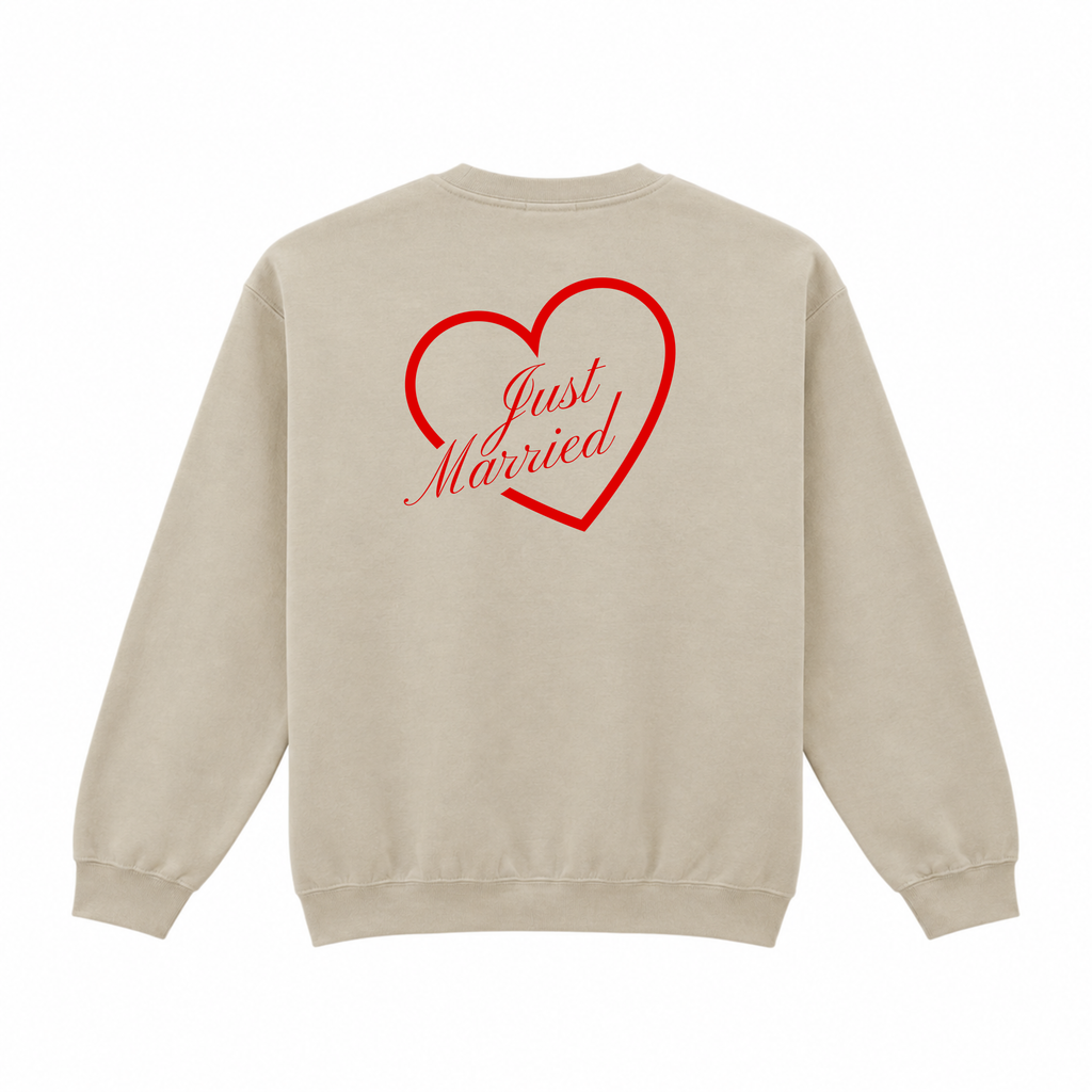 Just Married sweatshirt