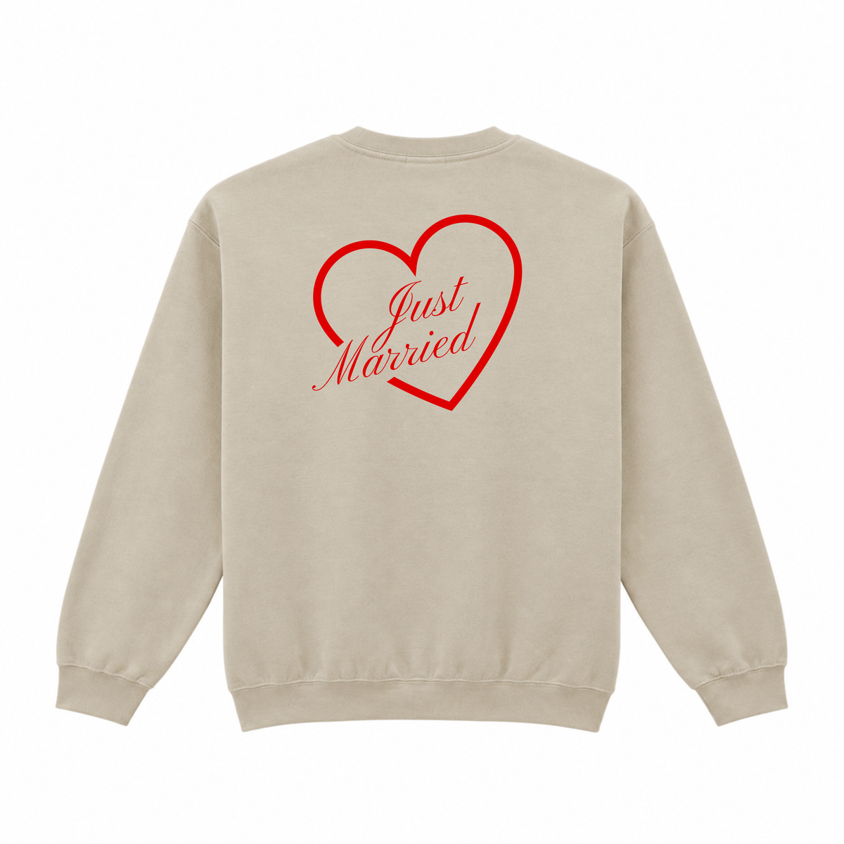 Just Married sweatshirt