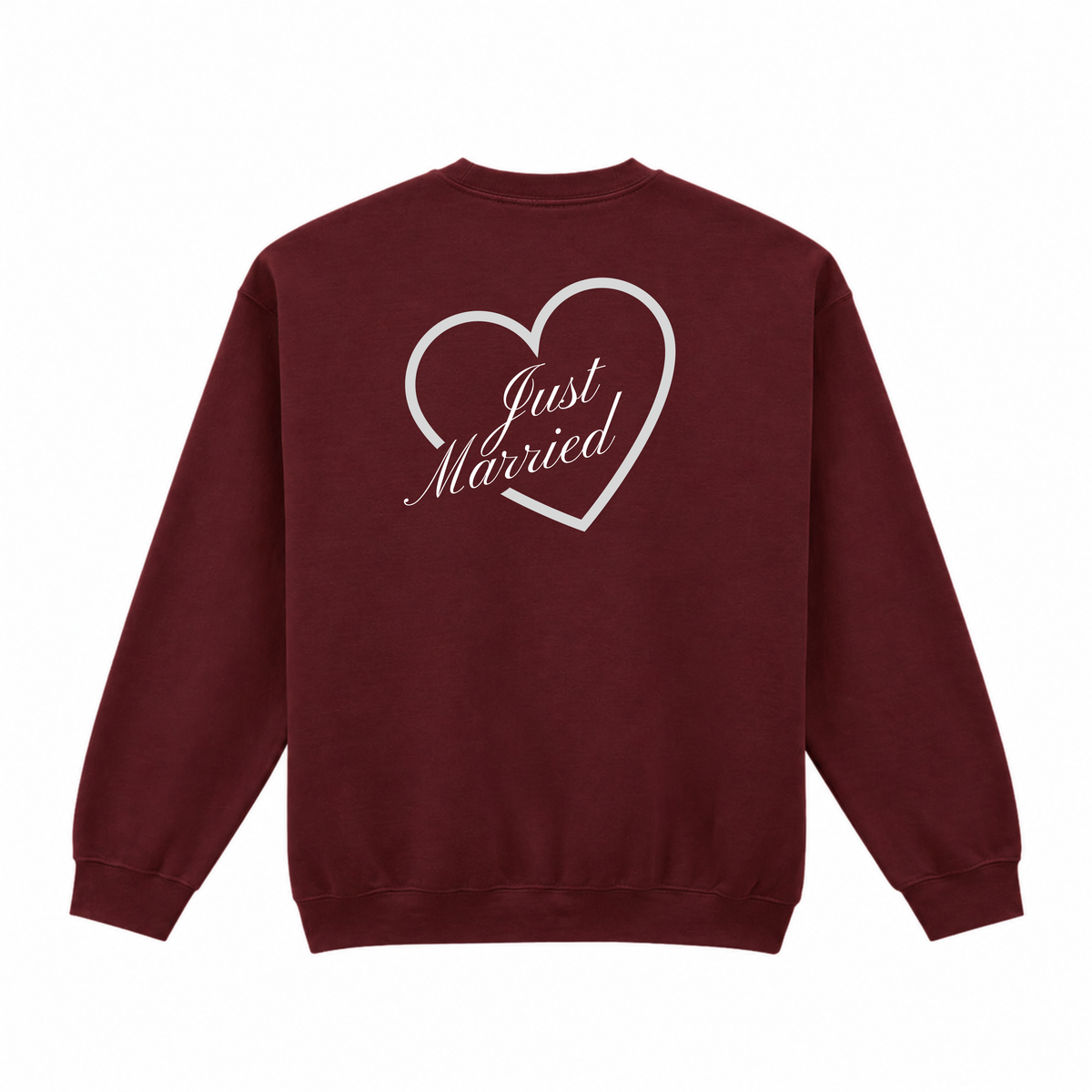Just Married sweatshirt