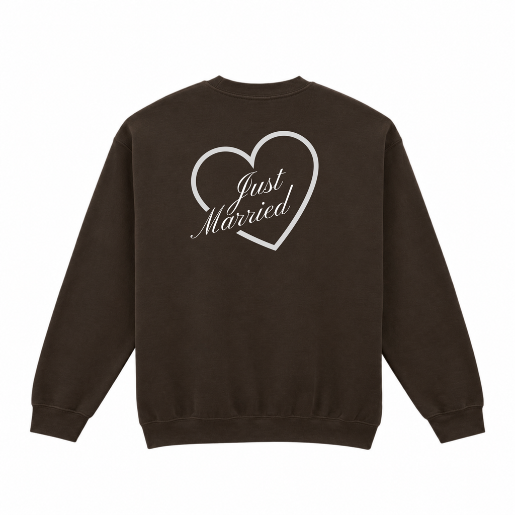 Just Married sweatshirt