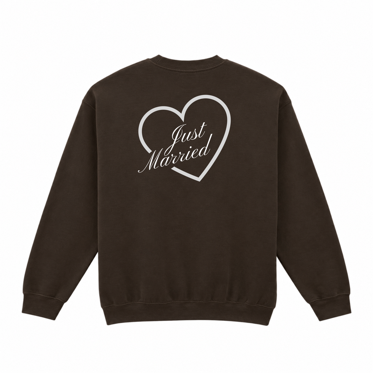 Just Married sweatshirt