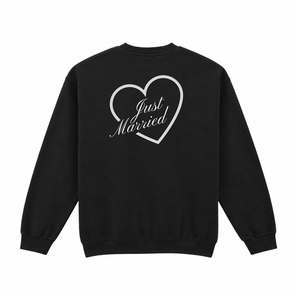 Just Married sweatshirt