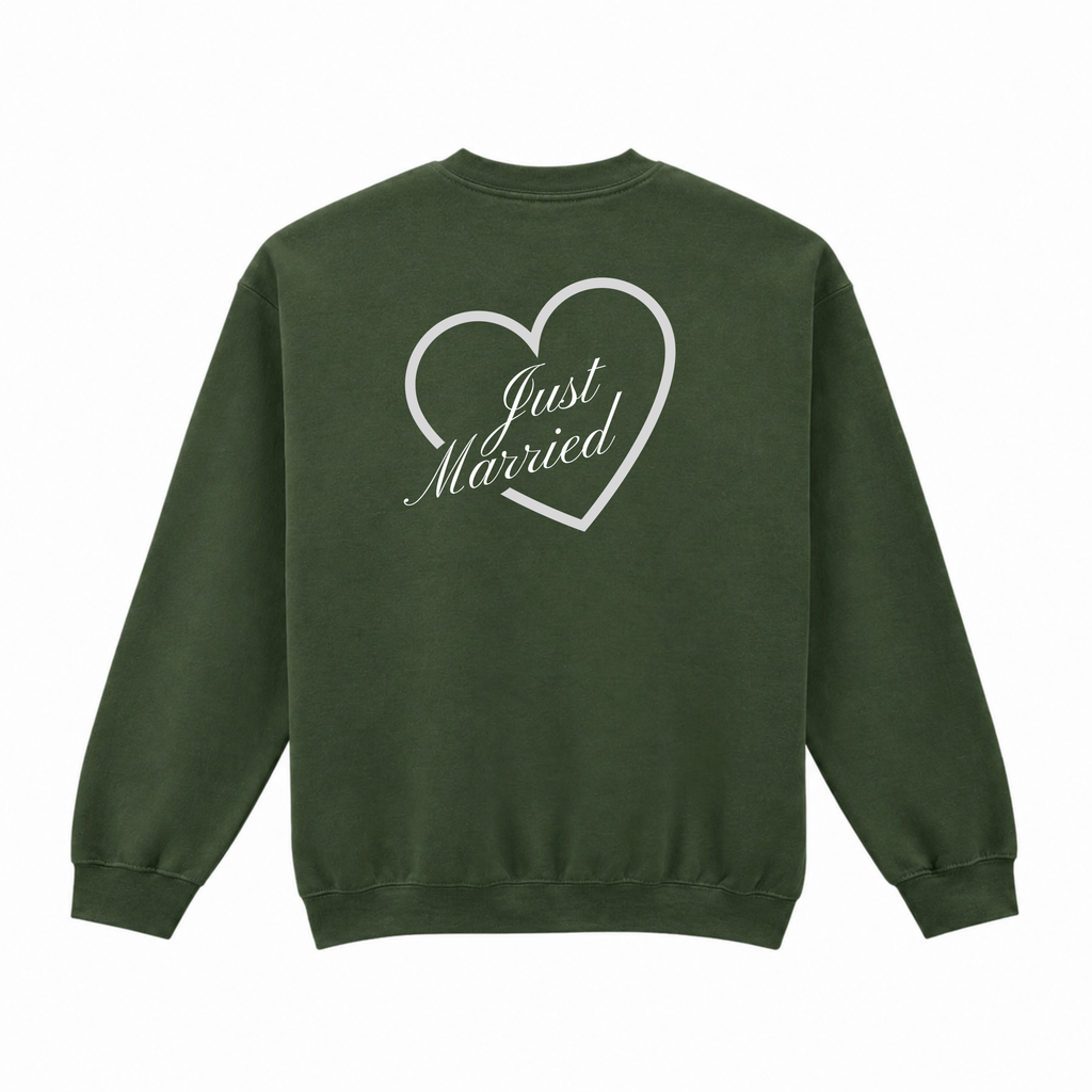 Just Married sweatshirt