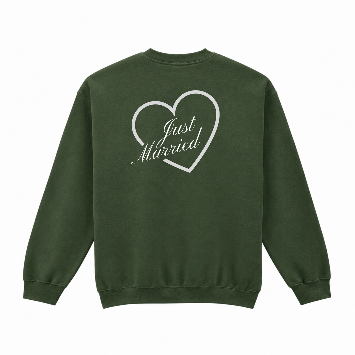 Just Married sweatshirt