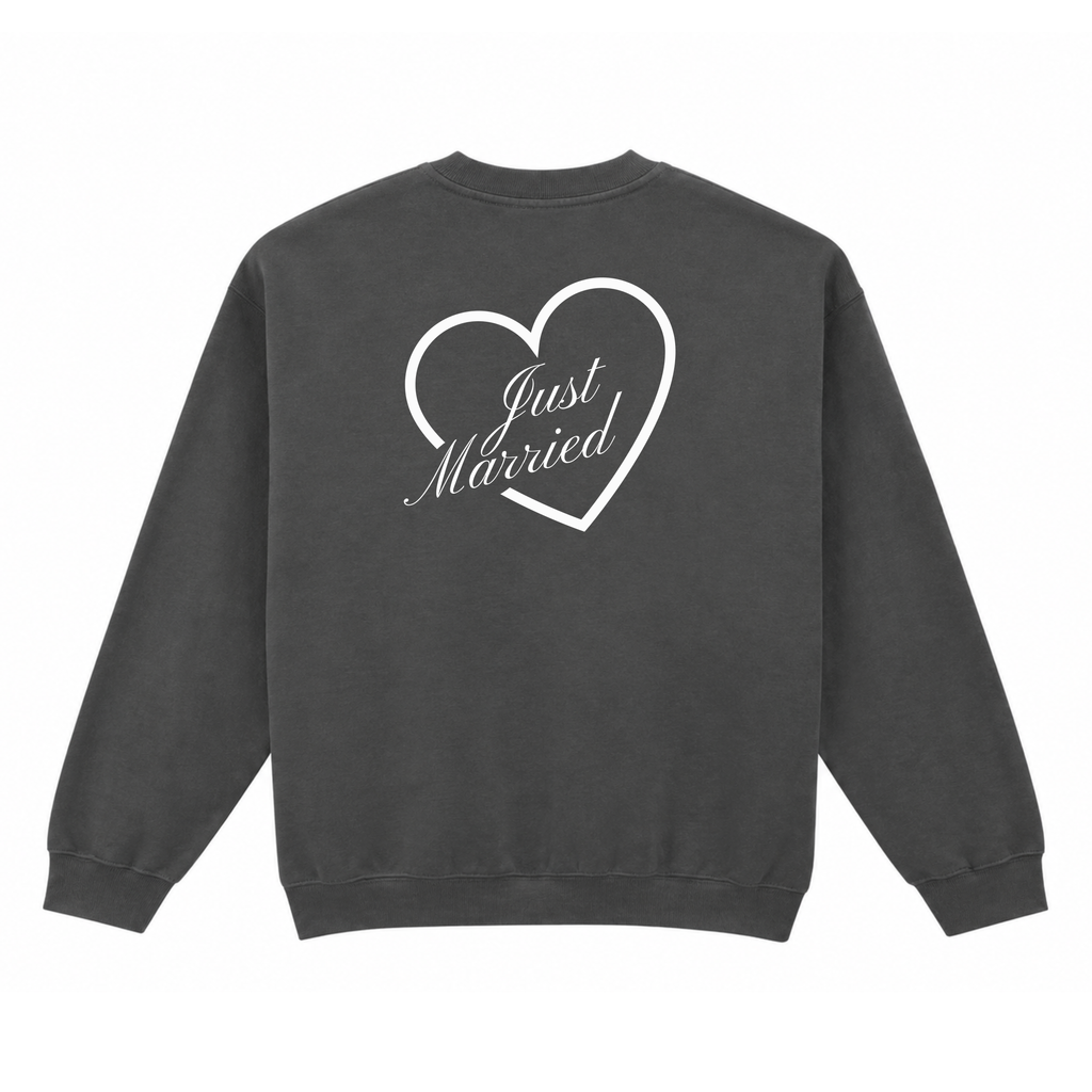 Just Married sweatshirt