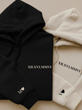 Couple hoodie s rimskim datumom