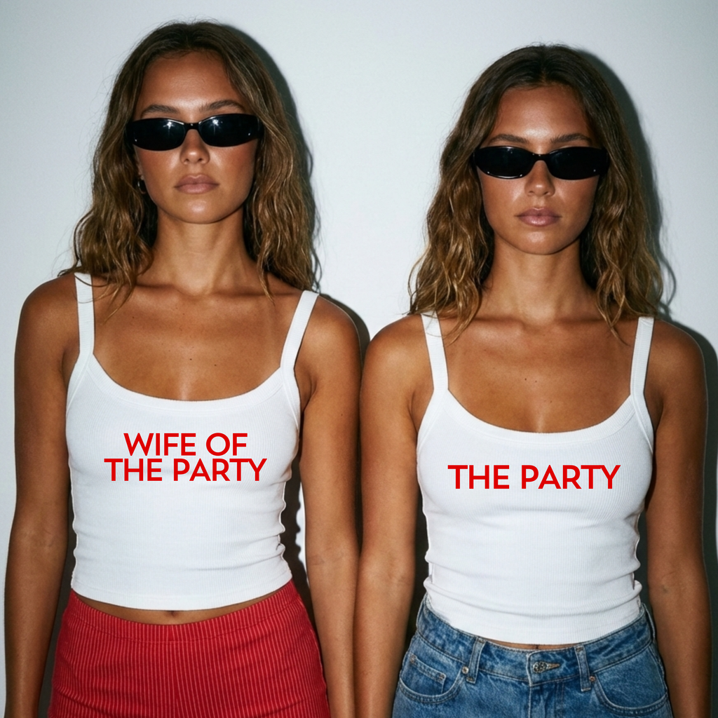 Top s naramenicama Wife of the Party