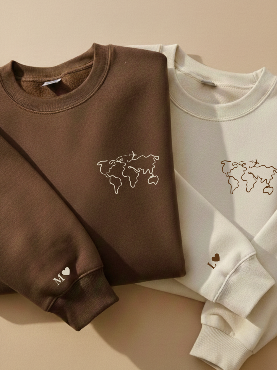 Couple Travel Sweatshirt