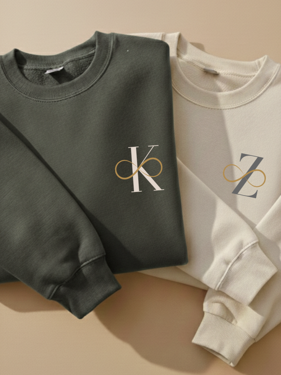 Couple sweatshirt Infinity