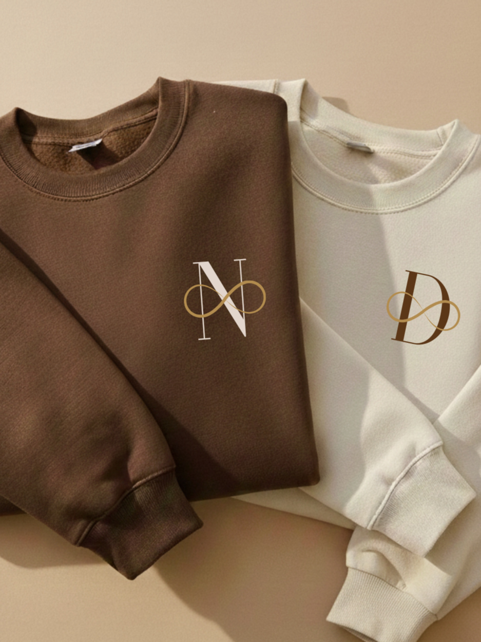 Couple sweatshirt Infinity