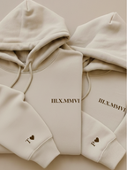 Couple hoodie s rimskim datumom