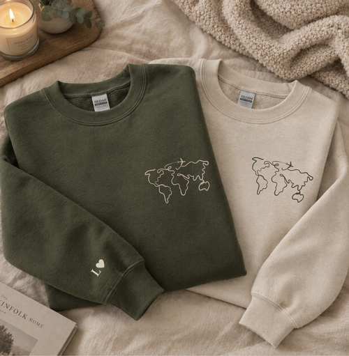 Couple Travel Sweatshirt