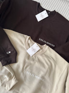 Couple sweatshirt s rimskim datumom