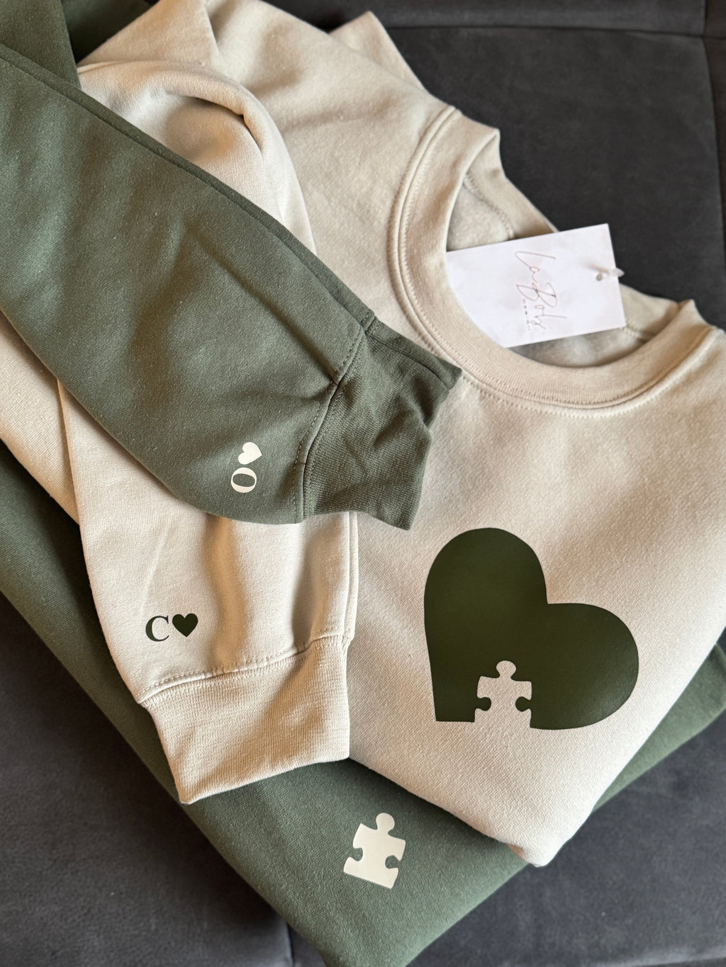 Couple sweatshirt Puzzle Piece