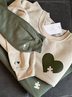 Couple sweatshirt Puzzle Piece